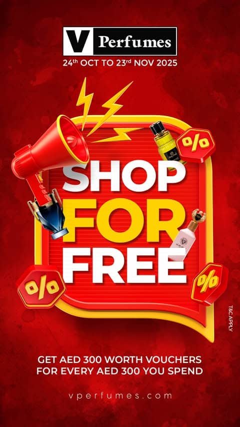 V Perfumes Shop for Free offer
