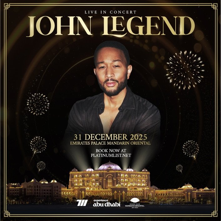 New Years Eve With John Legend in Abu Dhabi