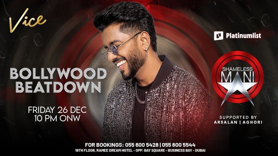 Bollywood Beatdown at Vice in Dubai 1 1