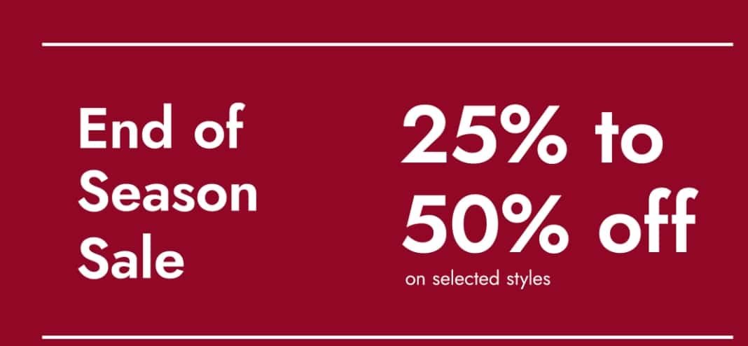 ALDO End of Season sale