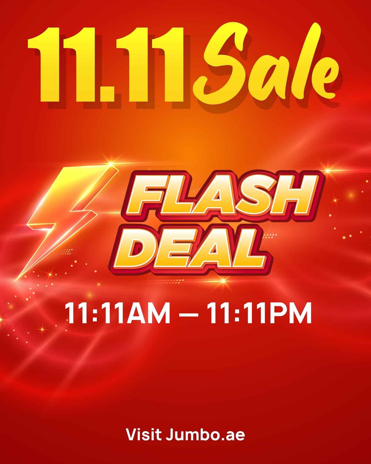 Jumbo Electronics 11:11 Flash sale