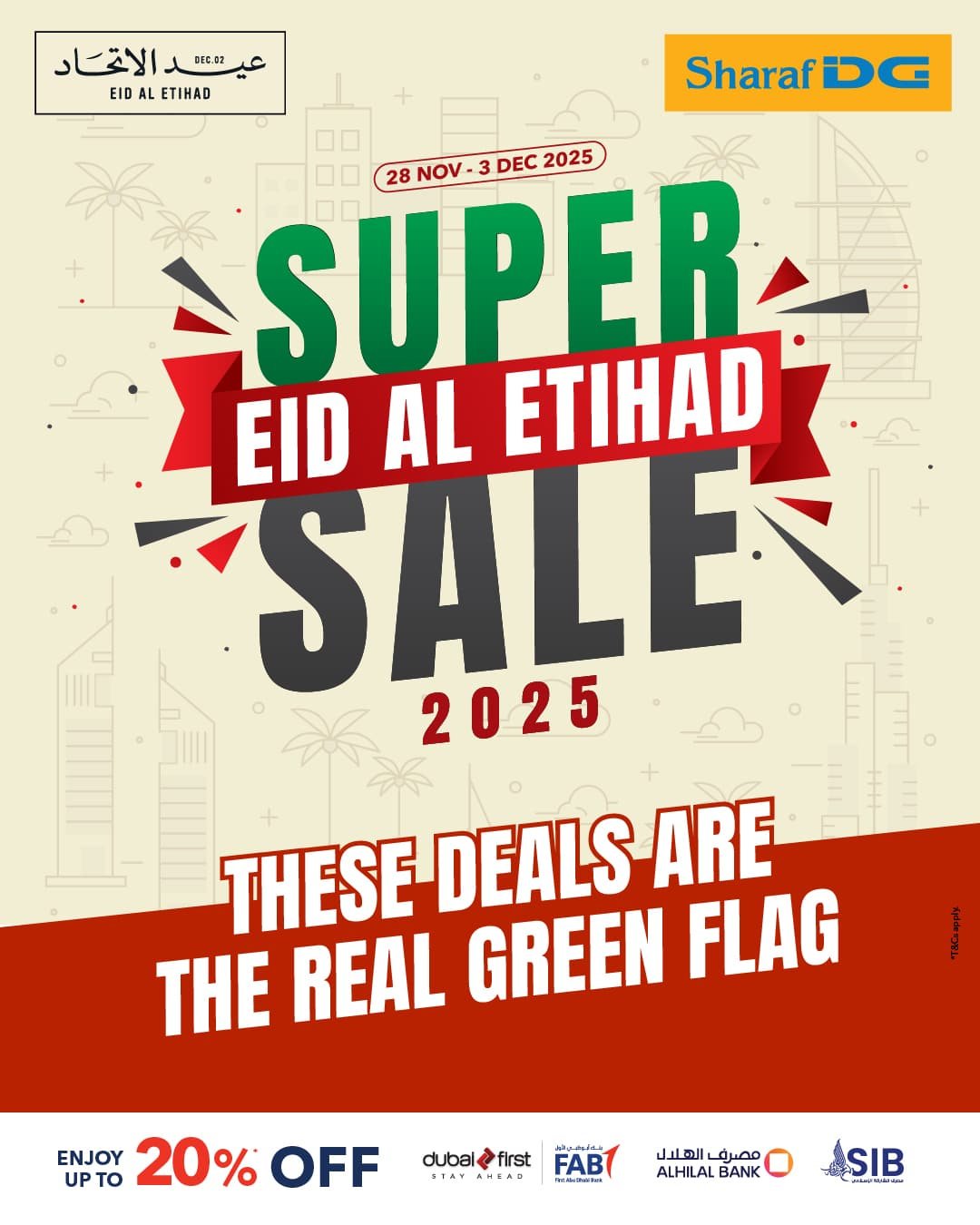 Sharaf DG National day sale