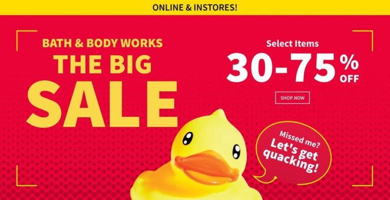 Bath & Body Works The Big Sale