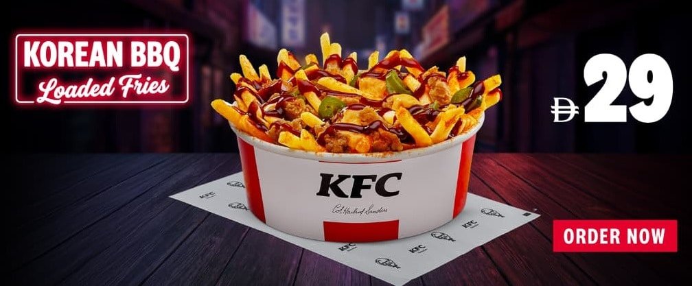 kfc korean loaded fries
