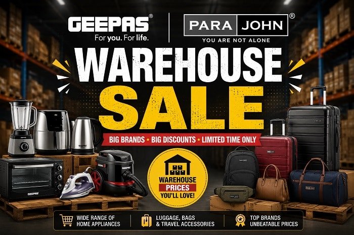 Geepas & Para John Warehouse Sale