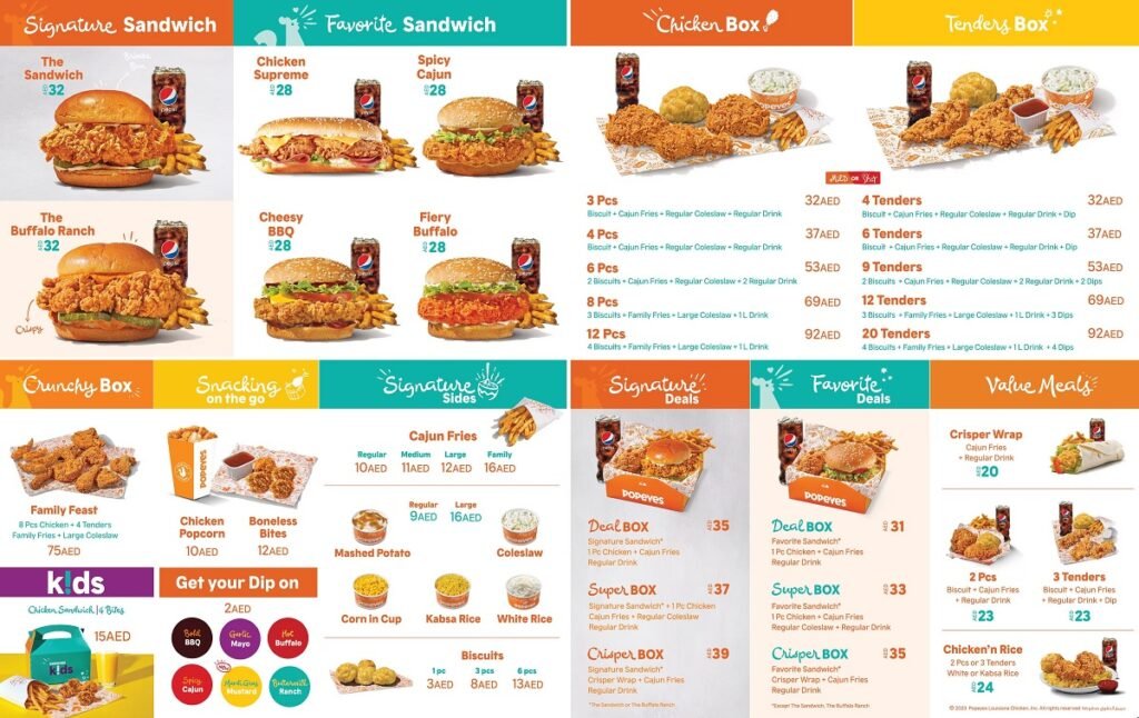 popeyes uae