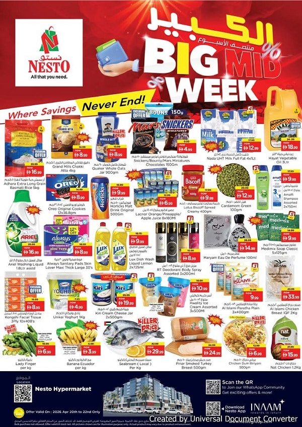 Nesto Big Mid Week offers