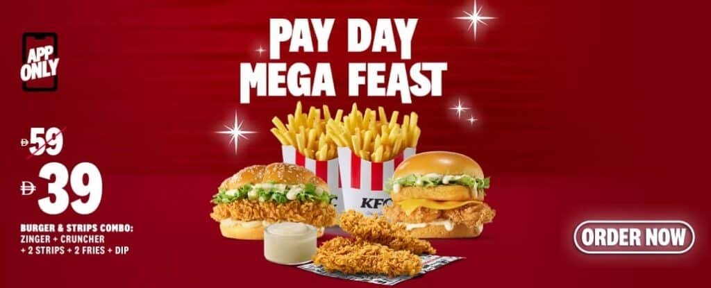 kfc pay day mega fest