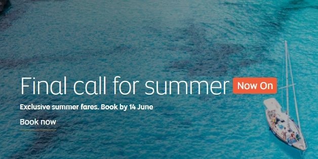 Etihad Airways Summer Sale