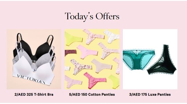 Victoria’s Secret Today offers