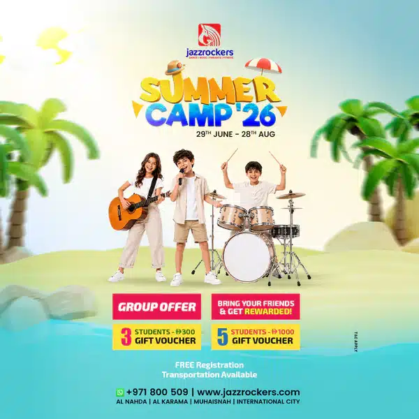 Kids Summer camps in Dubai 21 Jazz Rockers