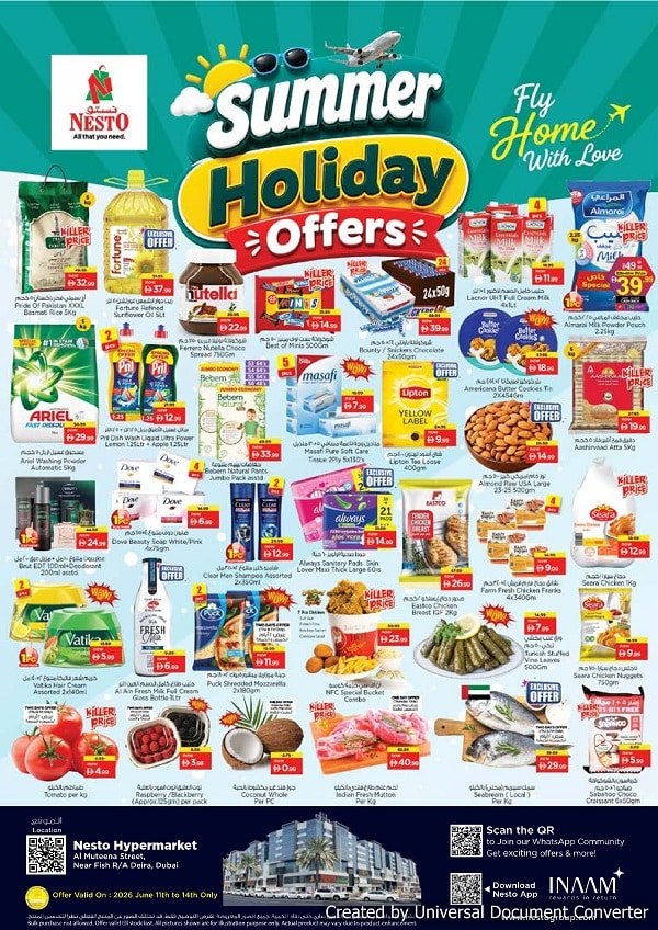 Nesto Summer holiday offers