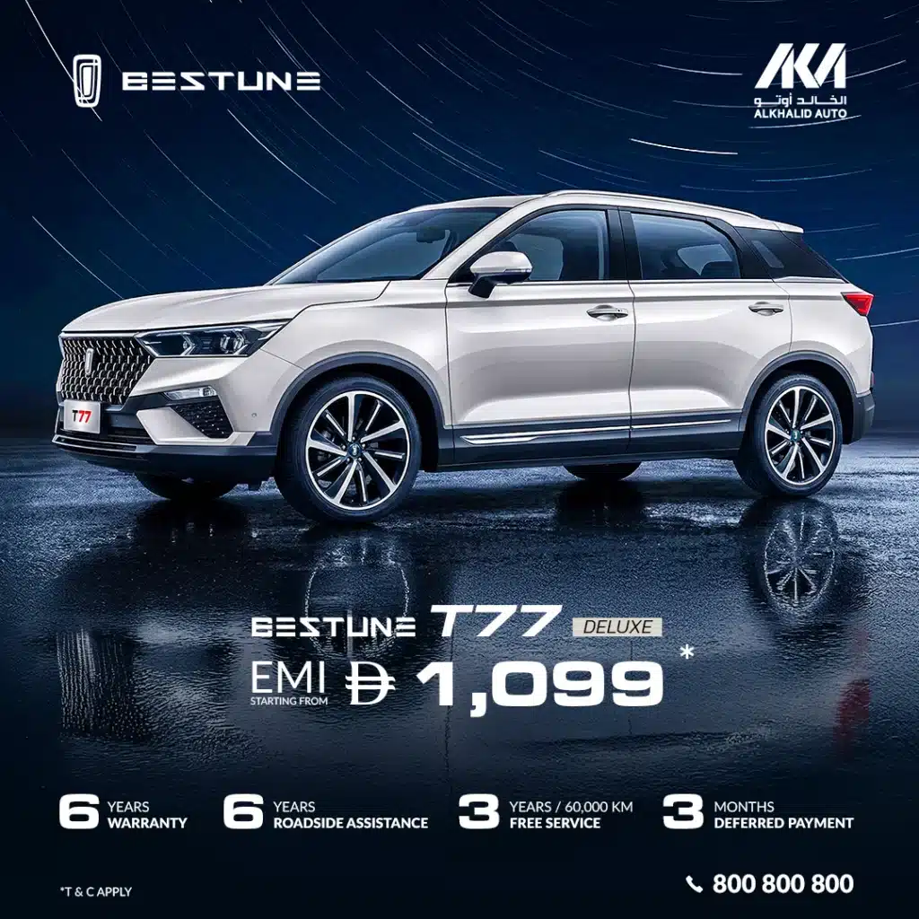 Chinese Car deals in Dubai 2 bestune offers