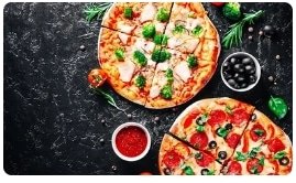 Buy 1 Get 1 Free Pizza From Cafe Kkai