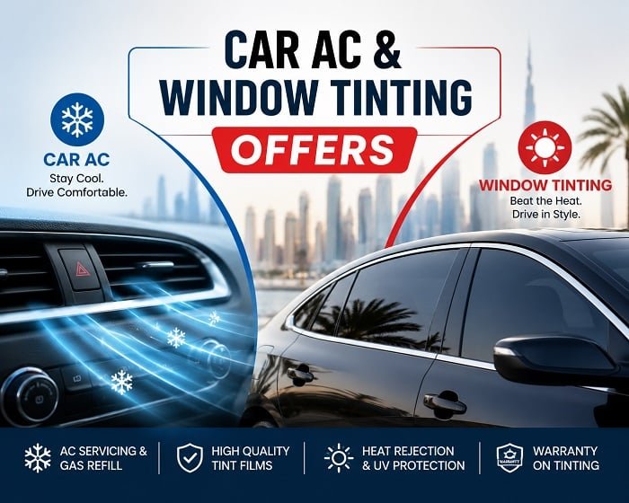 Car AC and Window Tinting Offers