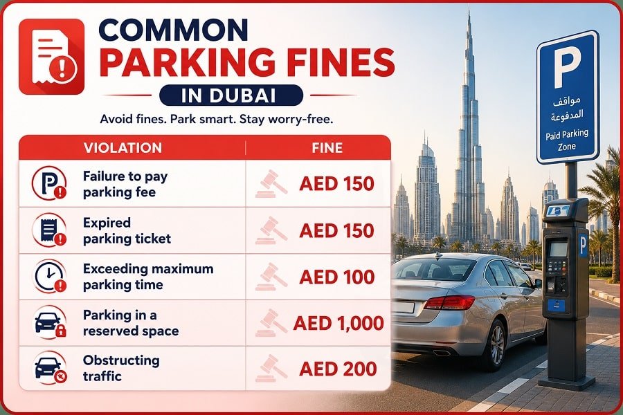 common parking fines