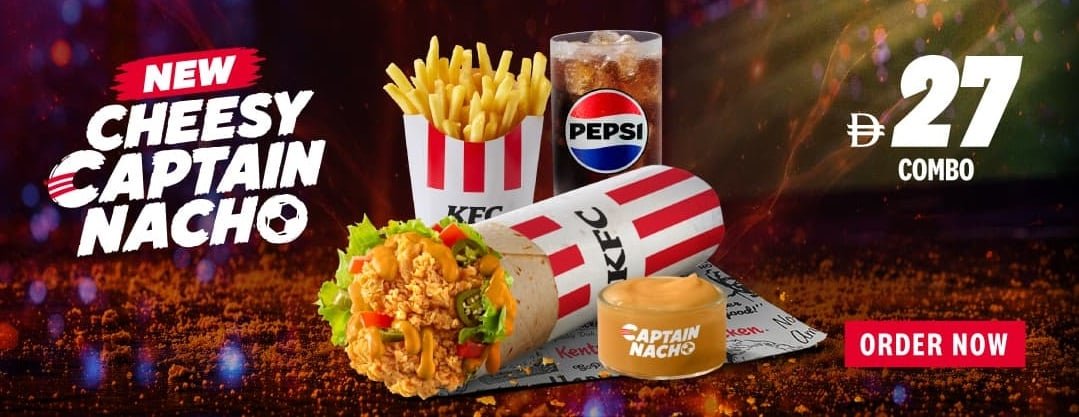 KFC Cheesy Captain Nacho Offers