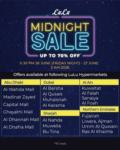 lulu midnight sale
