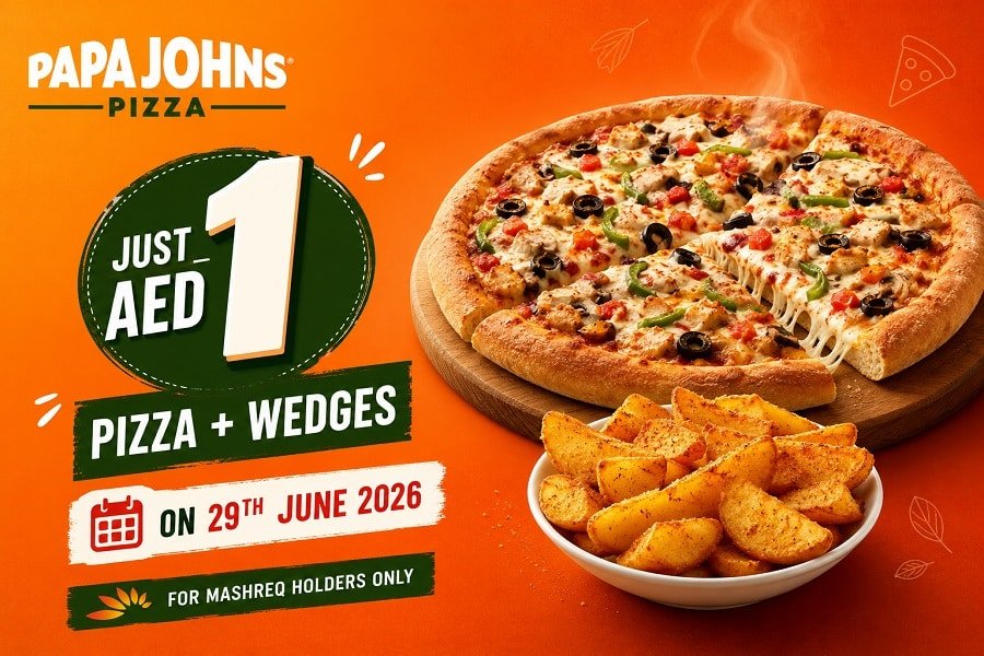 papa johns mashreq bank offer