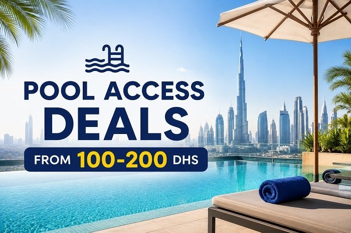 Pool Access Deals From 100-200 Dhs
