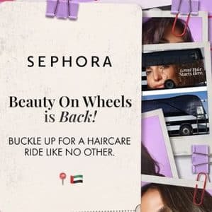 Sephora Beauty on wheels