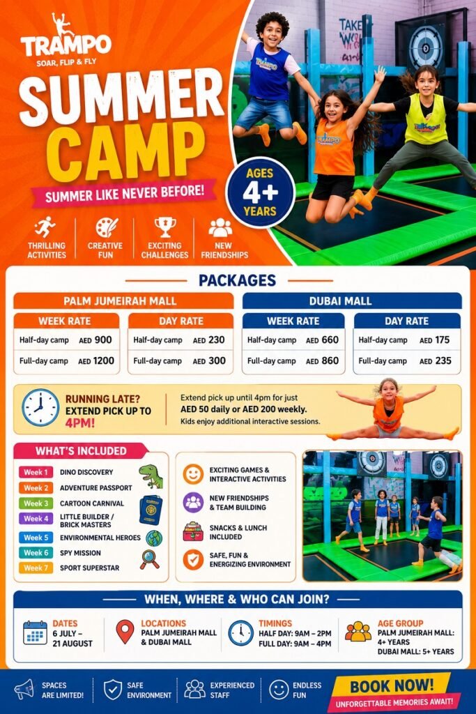 trampo extreme summer camp
