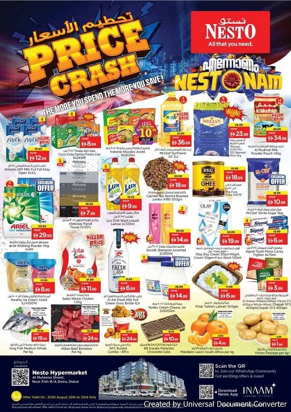 Nesto Deira Price Crash deals