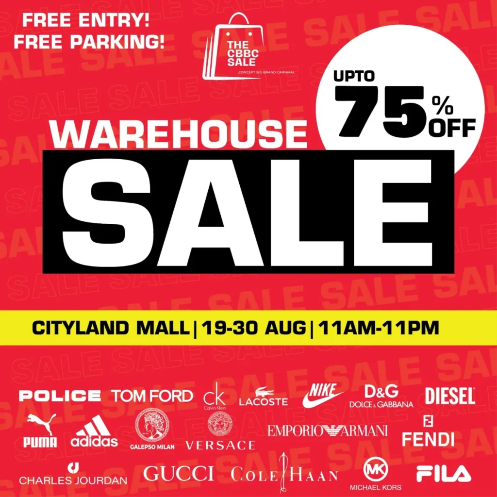 CBBC Warehouse sale 12 cbbc sale