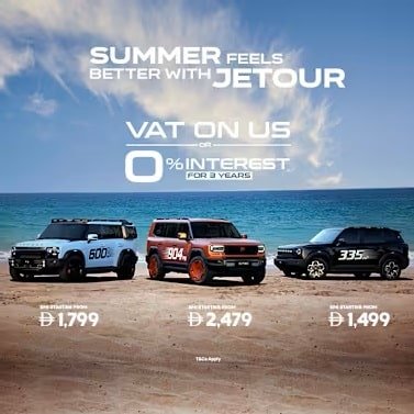 jetour dubai offer
