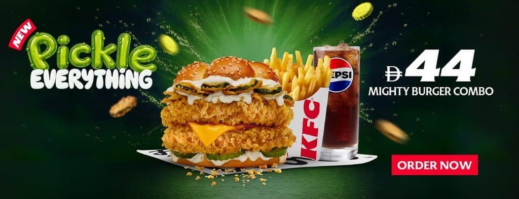 KFC Pickle Everything offers 2