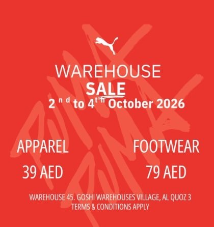 Puma Warehouse sale