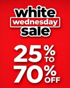 centrepoint white wednesday sale