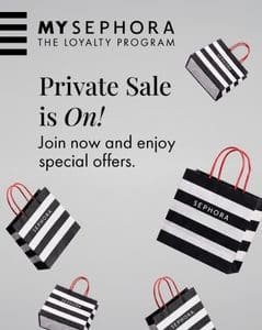 sephora private sale