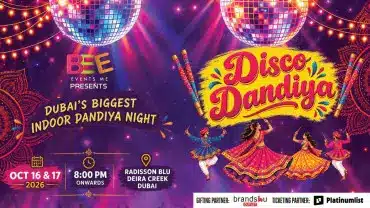 Navratri & Dandiya Events in Dubai 4 Disco Dandiya Season 3 Dubai