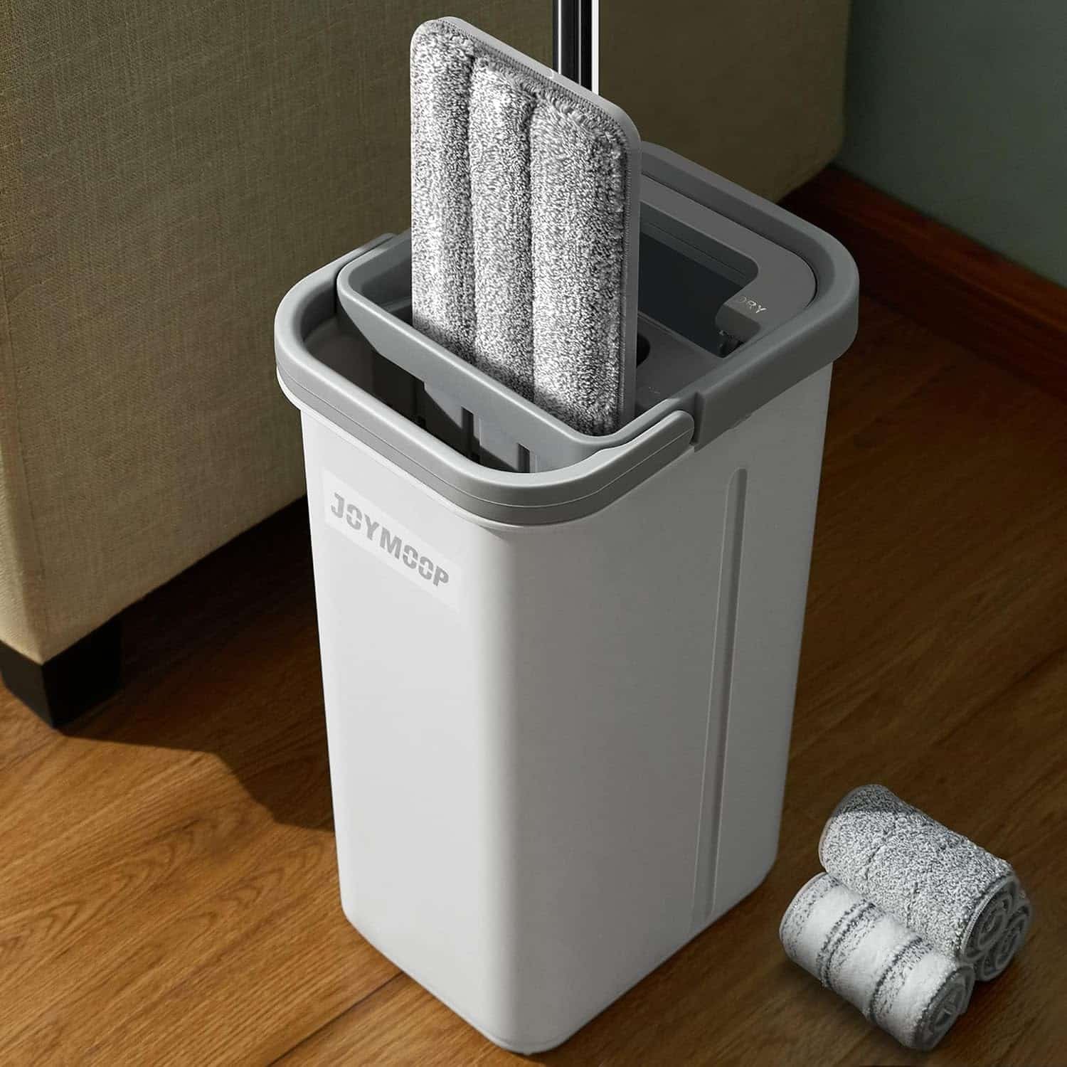 JOYMOOP Flat Mop and Bucket