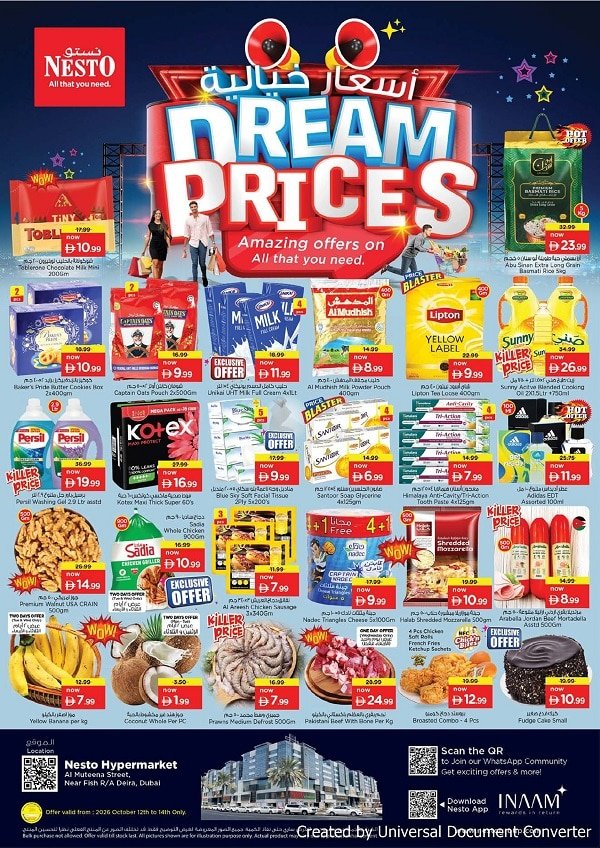 Nesto Deira dream prices