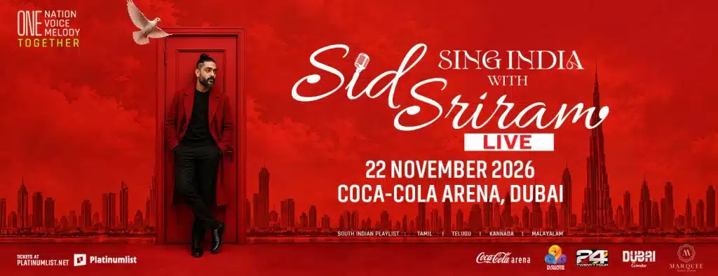 Sid Sriram - Sing India in Dubai 7 Sid Sriram concert