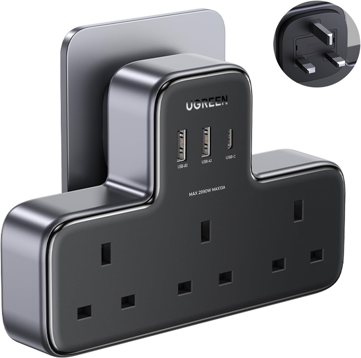 UGREEN 6-in-1 Surge Protector Power Strip